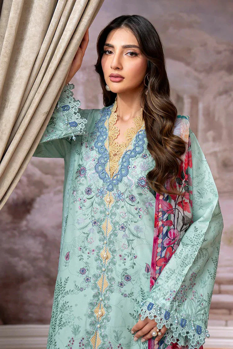 Picture of Roheenaz - Aezel Fall Embroidered Cambric Collection - 7A Avira - Unstitched - Available at Raja Sahib