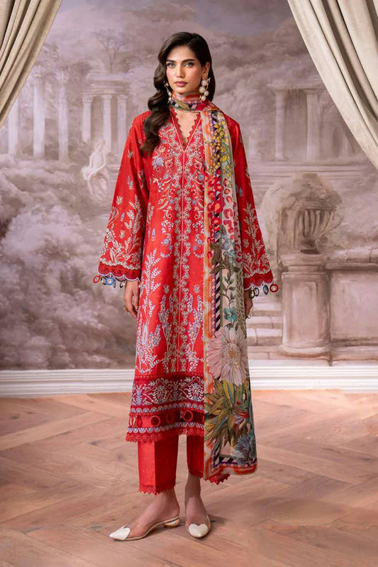 Picture of Roheenaz - Aezel Fall Embroidered Cambric Collection - 7B Lyrah - Unstitched - Available at Raja Sahib