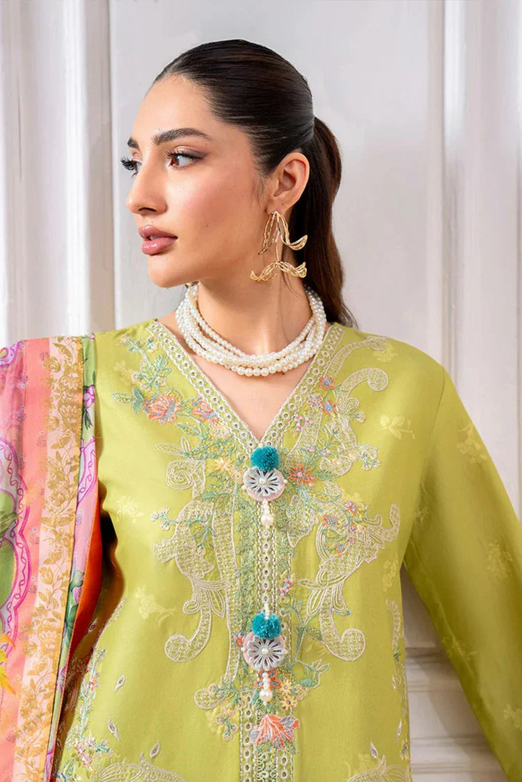 Picture of Roheenaz - Aezel Fall Embroidered Cambric Collection - 8A Arven - Unstitched - Available at Raja Sahib