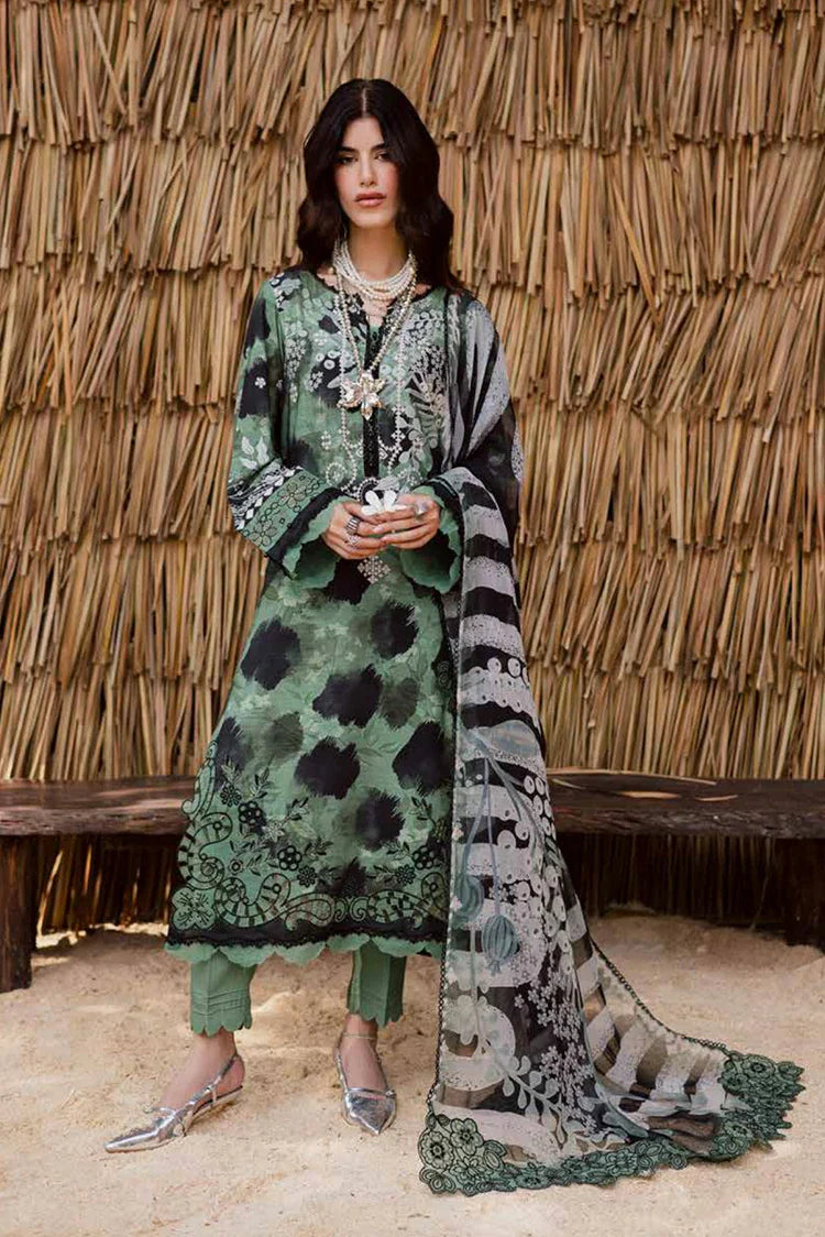 Picture of Nureh - Gardenia Embroidered Viscose Slub Linen Collection Vol 1 - NWG-86 - Unstitched - Available at Raja Sahib