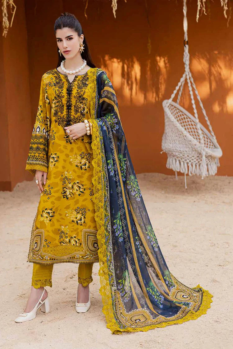 Picture of Nureh - Gardenia Embroidered Viscose Slub Linen Collection Vol 1 - NWG-87 - Unstitched - Available at Raja Sahib