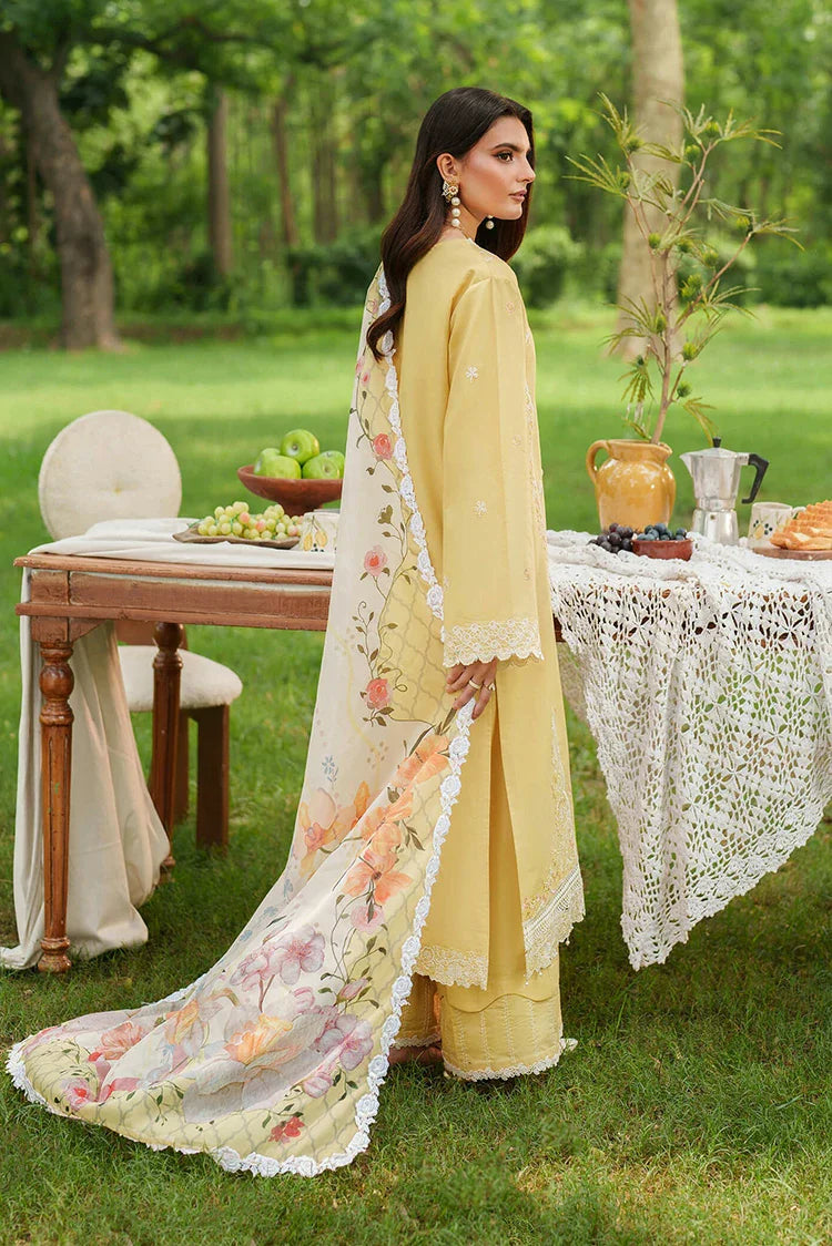 Picture of Asifa & Nabeel - Eden Cambric Collection - Golden Dust ECU25-10 - Unstitched - Available at Raja Sahib