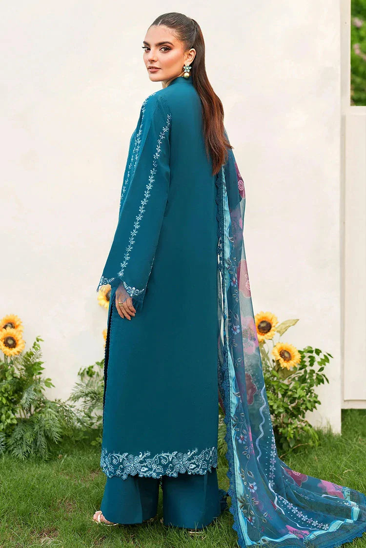 Picture of Asifa & Nabeel - Eden Cambric Collection - Iris Cloud ECU25-05 - Unstitched - Available at Raja Sahib