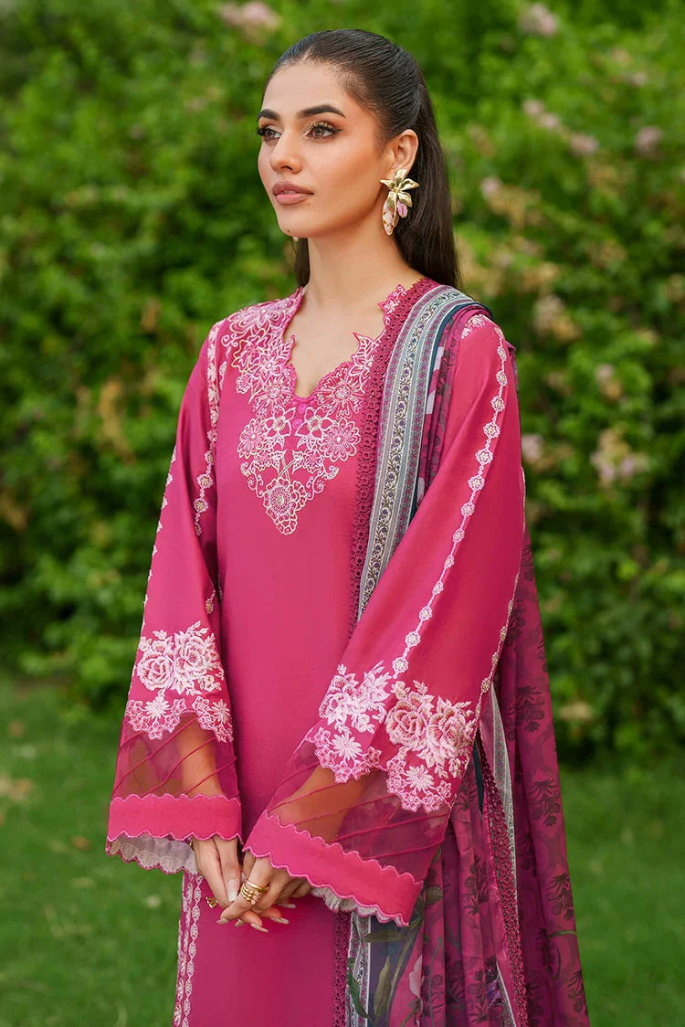 Picture of Asifa & Nabeel - Eden Cambric Collection - Pink Reverie ECU25-06 - Unstitched - Available at Raja Sahib