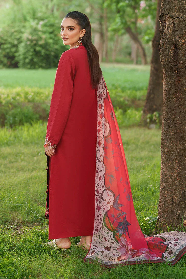 Picture of Asifa & Nabeel - Eden Cambric Collection - Rosé Whisper ECU25-07 - Unstitched - Available at Raja Sahib