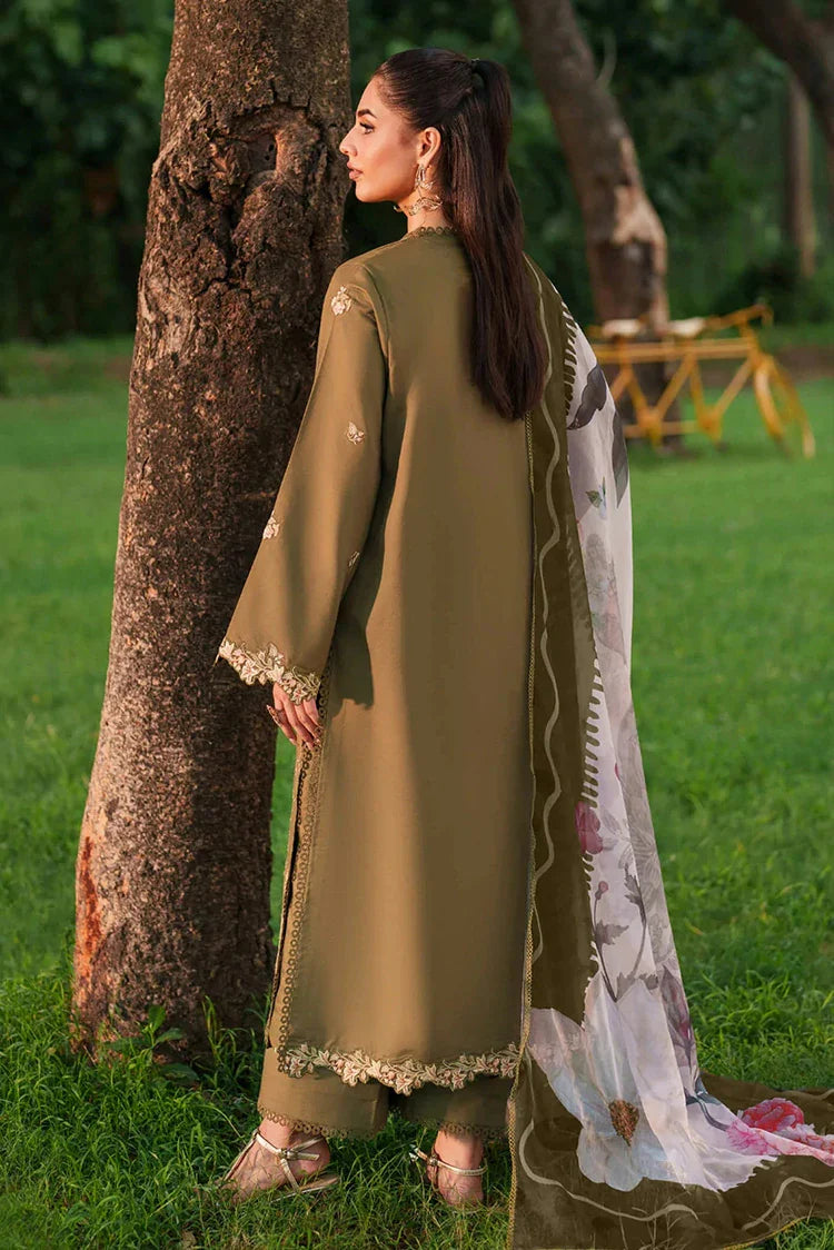 Picture of Asifa & Nabeel - Eden Cambric Collection - Gardenia Grace ECU25-09 - Unstitched - Available at Raja Sahib