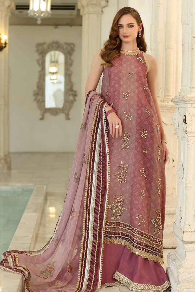 Picture of Noor by Saadia Asad - Noor Festive Handmade Collection - Design 06 - Unstitched - Available at Raja Sahib