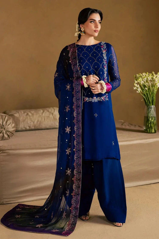Picture of Nureh - Mukeshkari Embroidered Mukesh Chiffon Collection Vol 2 - MK-15 - Unstitched - Available at Raja Sahib