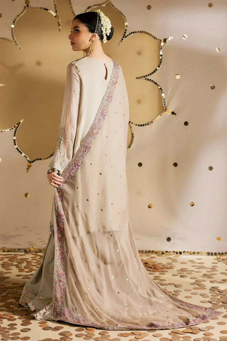 Picture of Nureh - Mukeshkari Embroidered Mukesh Chiffon Collection Vol 2 - MK-17 - Unstitched - Available at Raja Sahib