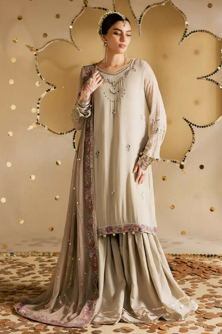 Picture of Nureh - Mukeshkari Embroidered Mukesh Chiffon Collection Vol 2 - MK-17 - Unstitched - Available at Raja Sahib