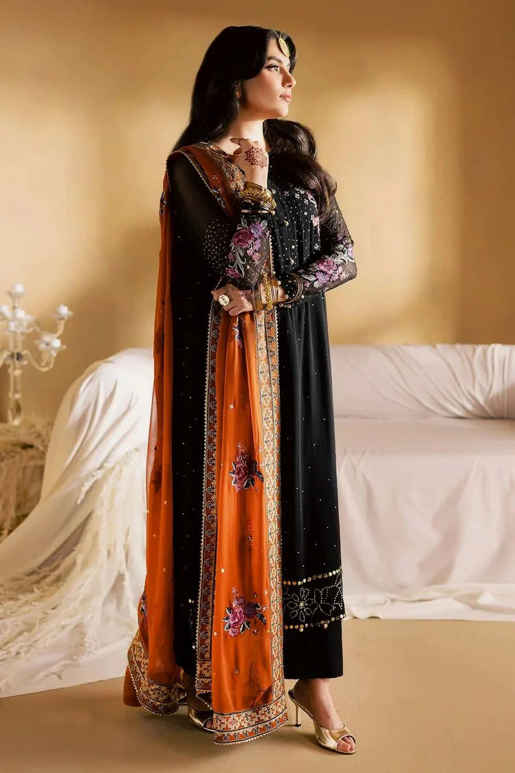 Picture of Nureh - Mukeshkari Embroidered Mukesh Chiffon Collection Vol 2 - MK-18 - Unstitched - Available at Raja Sahib