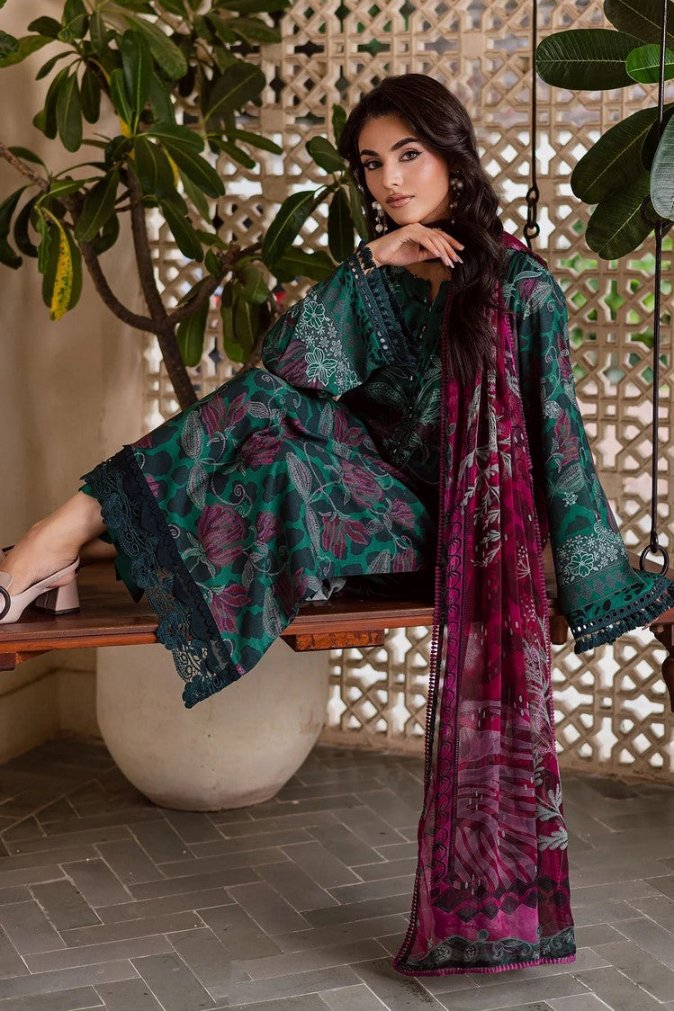 Picture of Nureh - Signature Prints Printed Viscose Slub Linen Collecton Vol 1 - SP-163 - Unstitched - Available at Raja Sahib