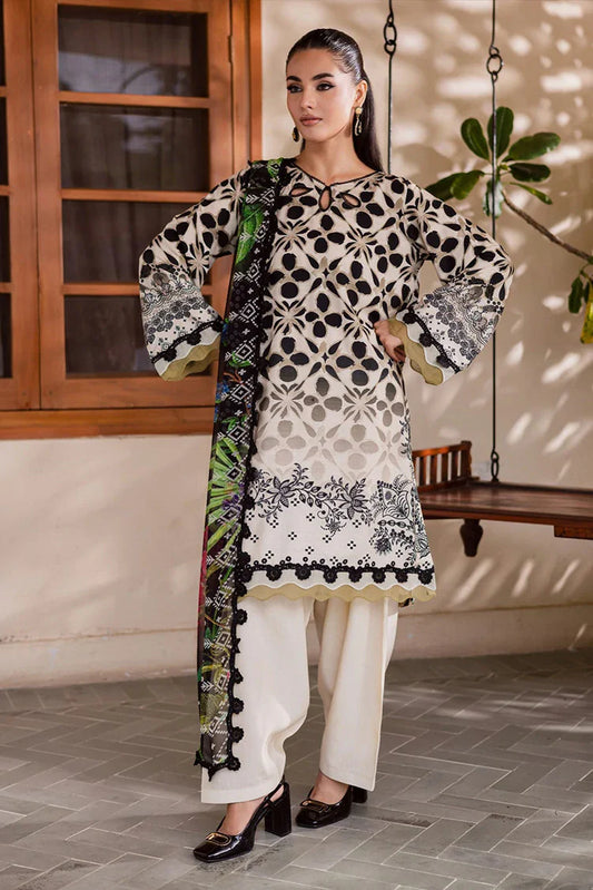 Picture of Nureh - Signature Prints Printed Viscose Slub Linen Collecton Vol 1 - SP-166 - Unstitched - Available at Raja Sahib