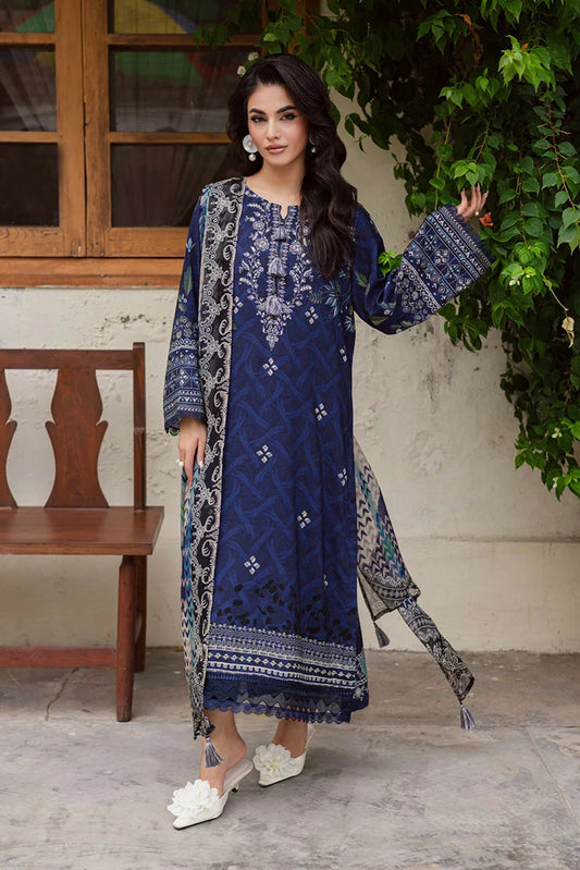 Picture of Nureh - Signature Prints Printed Viscose Slub Linen Collecton Vol 1 - SP-167 - Unstitched - Available at Raja Sahib