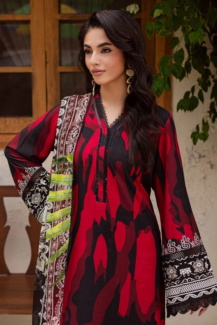Picture of Nureh - Signature Prints Printed Viscose Slub Linen Collecton Vol 1 - SP-169 - Unstitched - Available at Raja Sahib