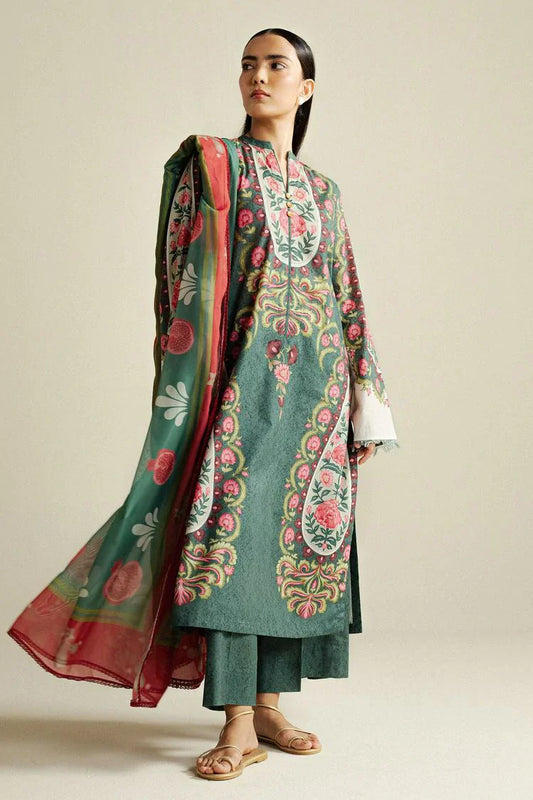 Picture of Zara Shahjahan - Coco Prints Vol 4 - Sol-9A - Unstitched - Available at Raja Sahib