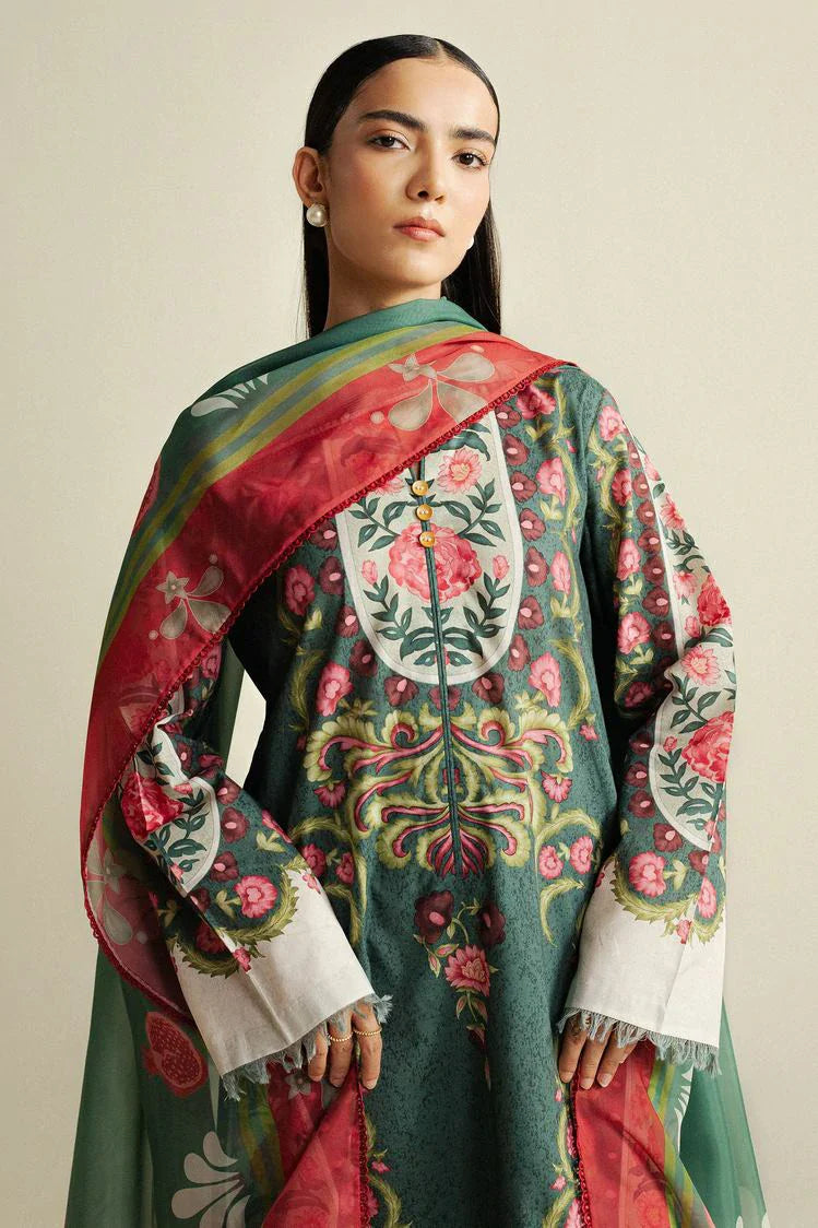 Picture of Zara Shahjahan - Coco Prints Vol 4 - Sol-9A - Unstitched - Available at Raja Sahib