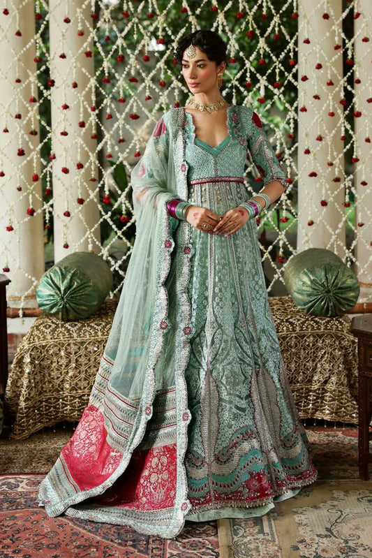 Picture of Afrozeh - Shenai Wedding Formals - 1065-Zanzar - Unstitched - Available at Raja Sahib
