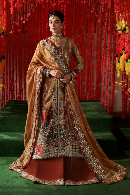 Picture of Afrozeh - Shenai Wedding Formals - 1067-Poshna - Unstitched - Available at Raja Sahib