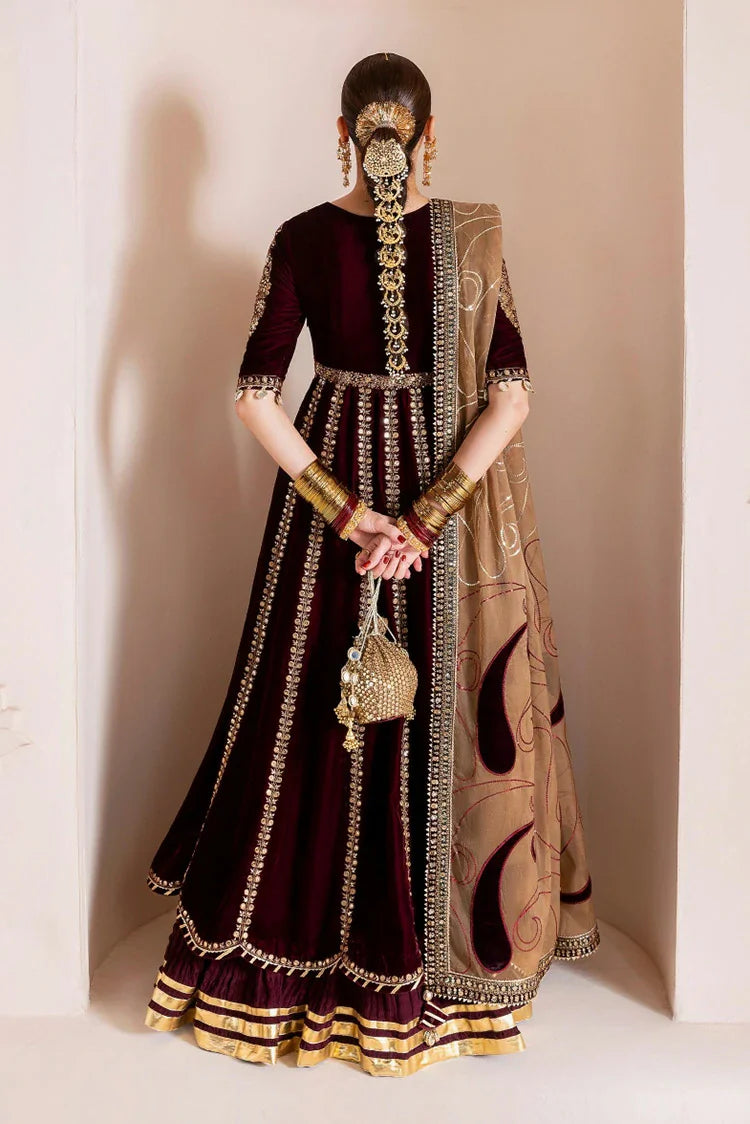 Picture of Jazmin - Chaandani Luxury Velvet Formals - CVF D-12 GULMIRA - Unstitched - Available at Raja Sahib