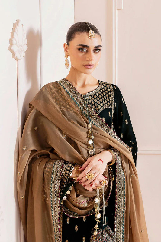 Picture of Jazmin - Chaandani Luxury Velvet Formals - CVF D-01 RAANI - Unstitched - Available at Raja Sahib