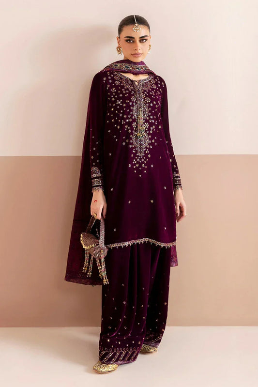 Picture of Jazmin - Chaandani Luxury Velvet Formals - CVF D-05 ROSHANEH - Unstitched - Available at Raja Sahib