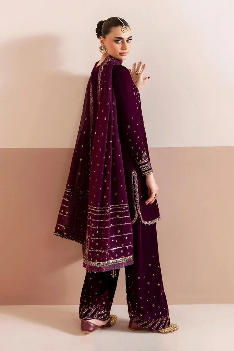 Picture of Jazmin - Chaandani Luxury Velvet Formals - CVF D-05 ROSHANEH - Unstitched - Available at Raja Sahib