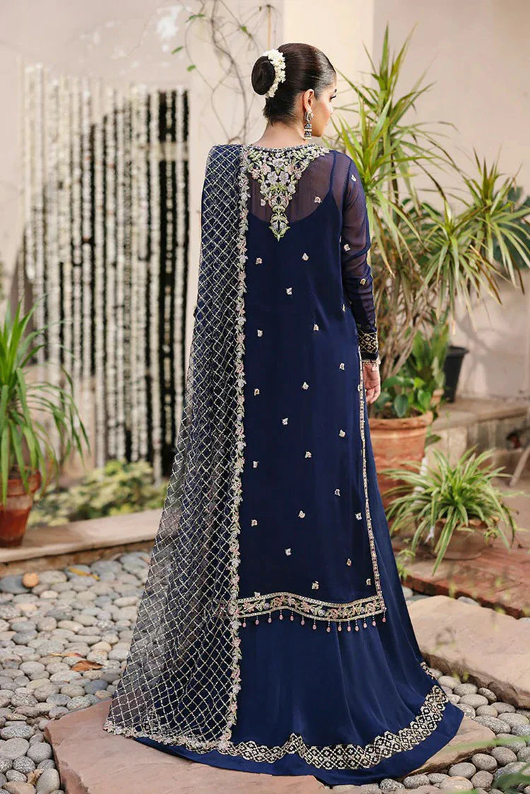 Picture of Roheenaz - Aangan Chiffon Collection - RUNCH250103 NILOFAR - Unstitched - Available at Raja Sahib