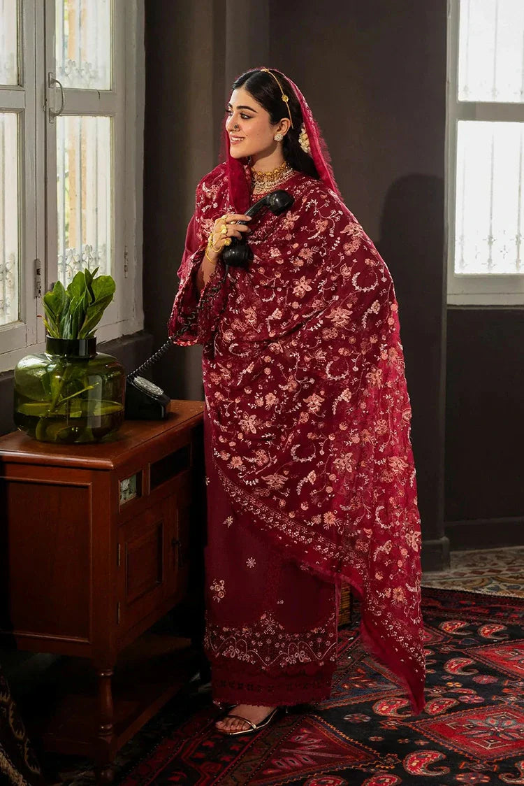 Picture of Kahf - Jewel Karandi Collection - KKH-03 ROSELITH - Unstitched - Available at Raja Sahib