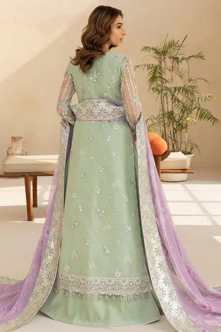 Picture of Farasha - Luzella Premium Formals - 01-SAGE LUXE - Unstitched - Available at Raja Sahib
