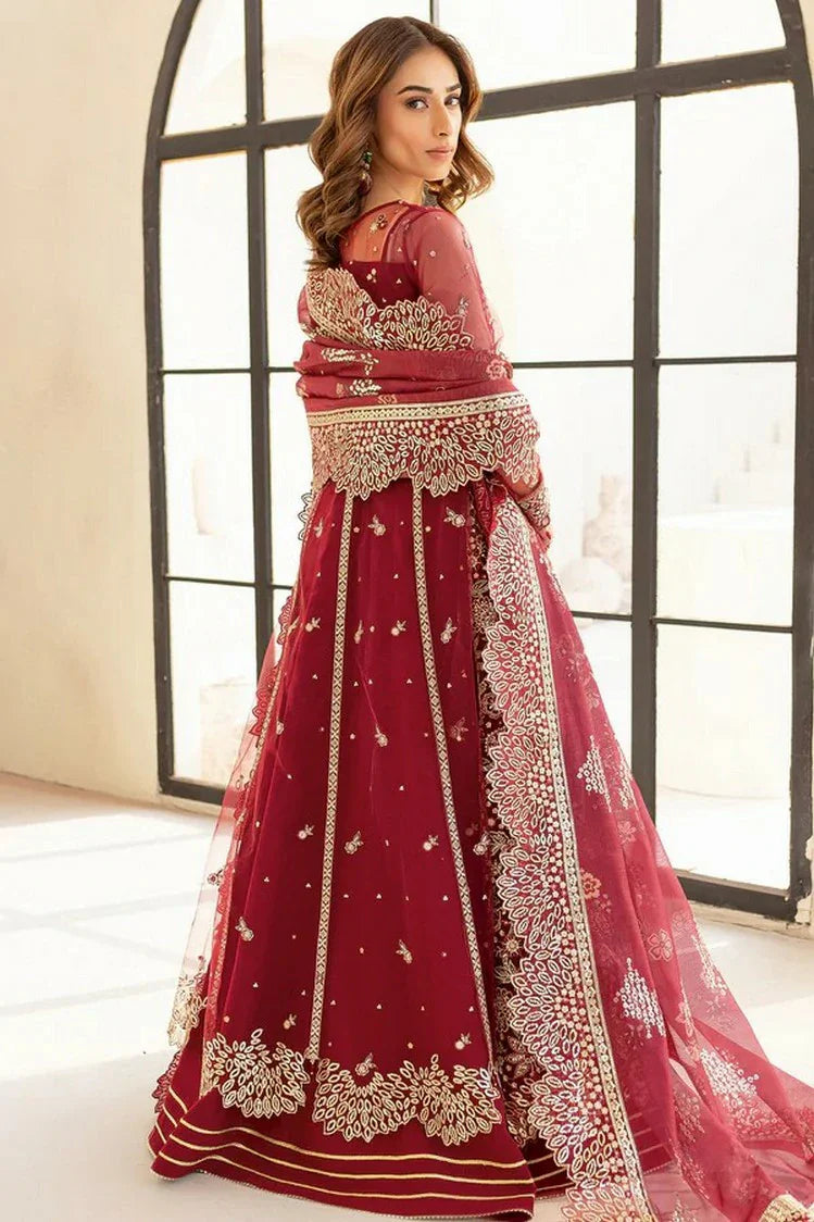 Picture of Farasha - Luzella Premium Formals - 06-CARMINE ALLURE - Unstitched - Available at Raja Sahib