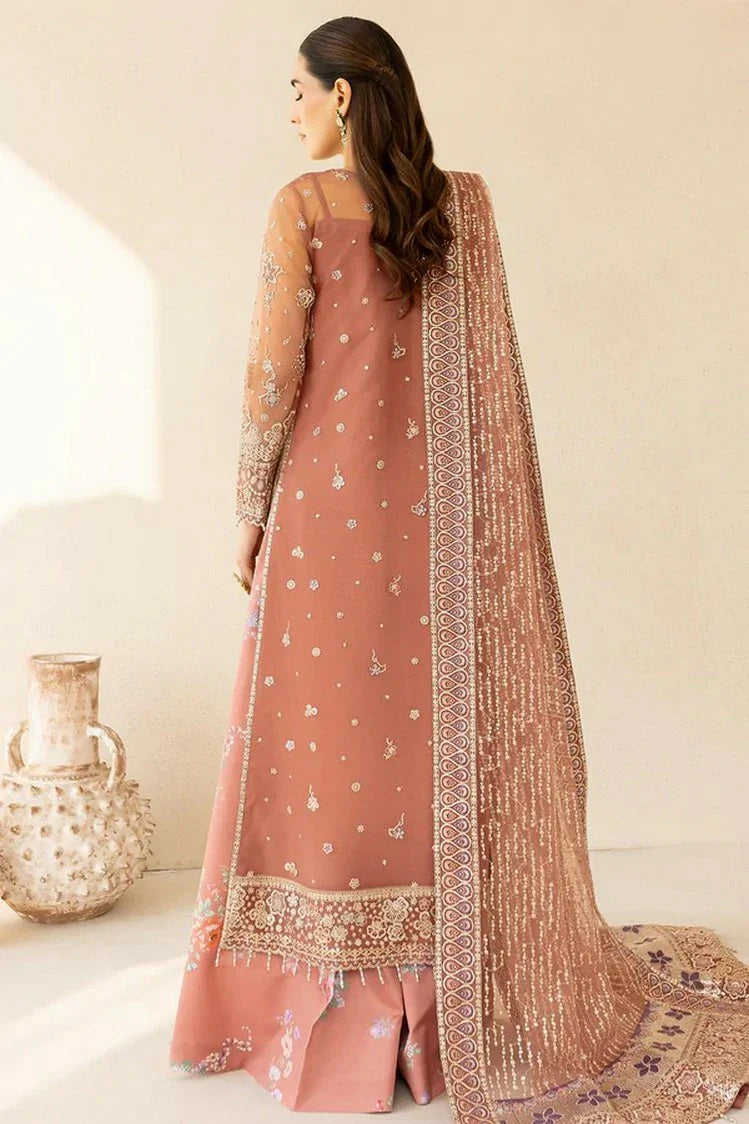 Picture of Farasha - Luzella Premium Formals - 07-VINTAGE ROSE - Unstitched - Available at Raja Sahib