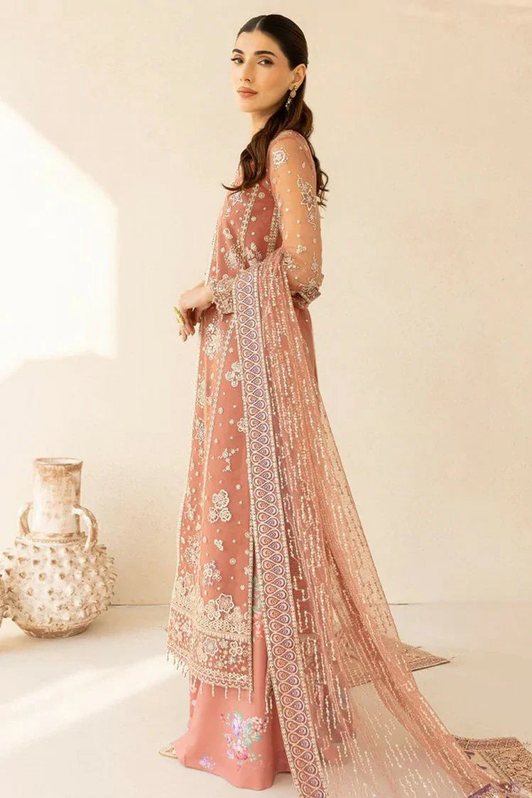 Picture of Farasha - Luzella Premium Formals - 07-VINTAGE ROSE - Unstitched - Available at Raja Sahib