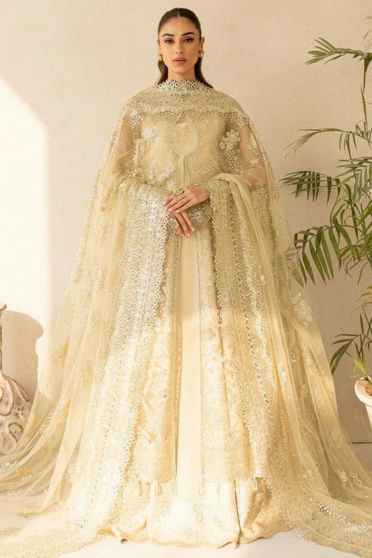 Picture of Farasha - Luzella Premium Formals - 09-GOLDEN AUAR - Unstitched - Available at Raja Sahib