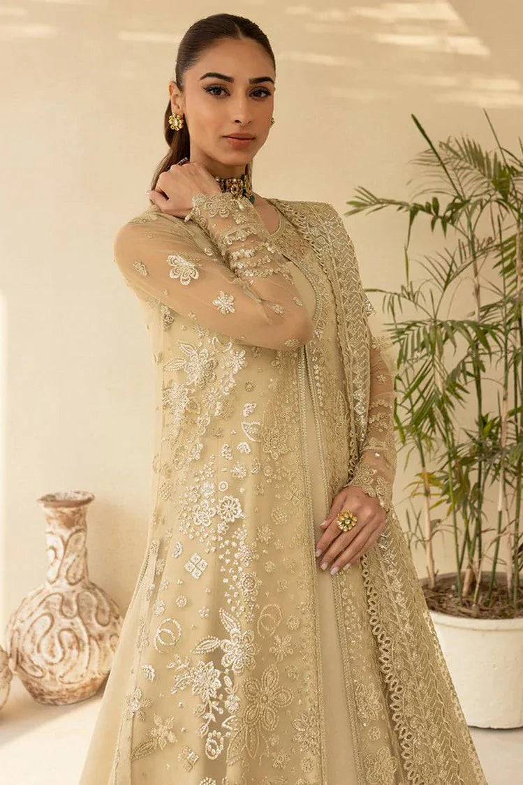 Picture of Farasha - Luzella Premium Formals - 09-GOLDEN AUAR - Unstitched - Available at Raja Sahib