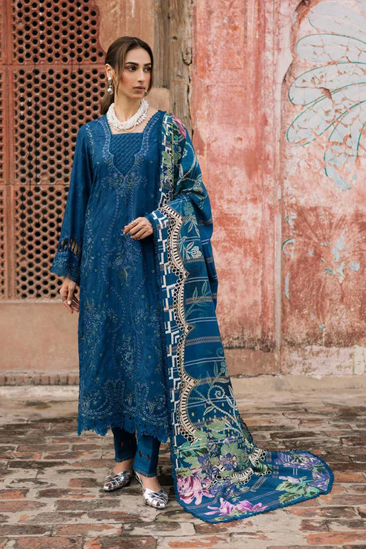 Picture of Nureh - Maya Embroidered Linen Collection Vol 1 - NW-102 - Unstitched - Available at Raja Sahib