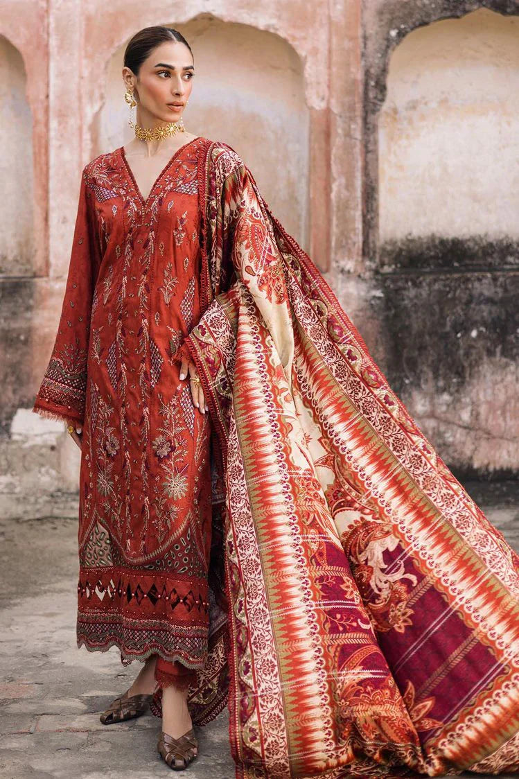 Picture of Nureh - Maya Embroidered Linen Collection Vol 1 - NW-105 - Unstitched - Available at Raja Sahib
