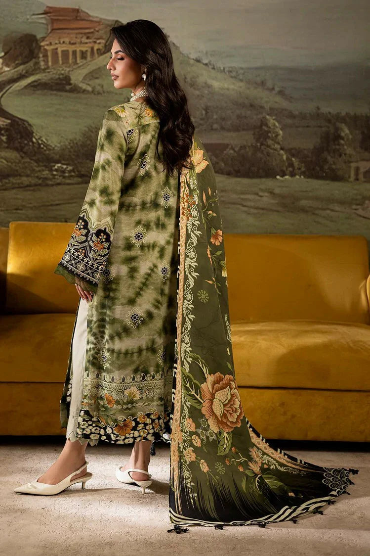 Picture of Nureh - Signature Prints Printed Doria Linen Collecton Vol 2 - SP-172 - Unstitched - Available at Raja Sahib