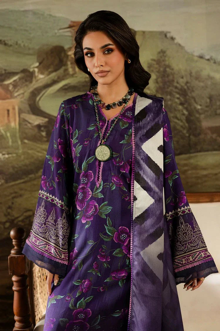 Picture of Nureh - Signature Prints Printed Doria Linen Collecton Vol 2 - SP-173 - Unstitched - Available at Raja Sahib