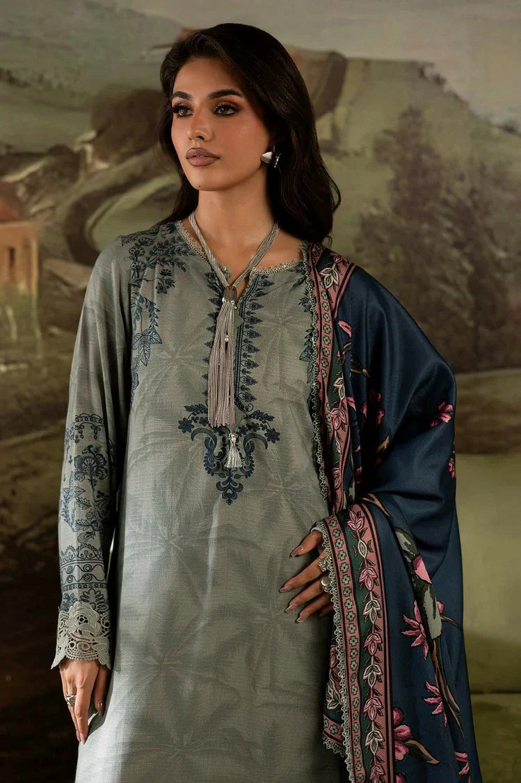 Picture of Nureh - Signature Prints Printed Doria Linen Collecton Vol 2 - SP-174 - Unstitched - Available at Raja Sahib