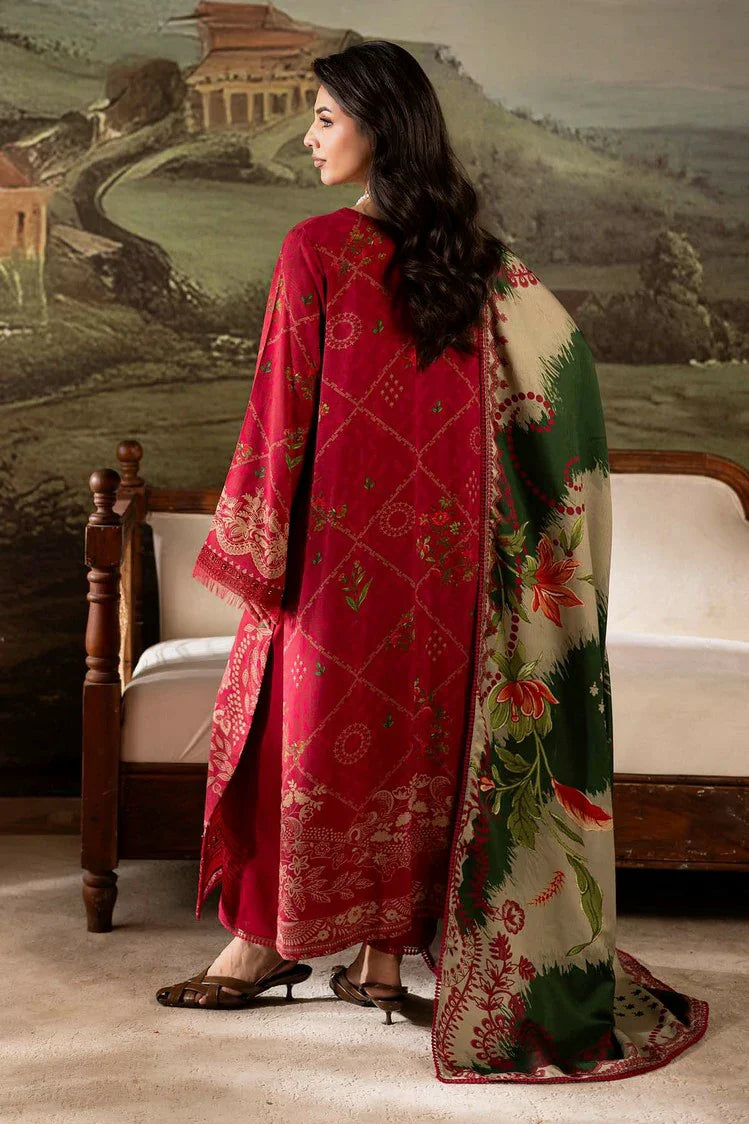 Picture of Nureh - Signature Prints Printed Doria Linen Collecton Vol 2 - SP-175 - Unstitched - Available at Raja Sahib