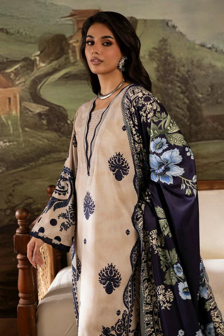 Picture of Nureh - Signature Prints Printed Doria Linen Collecton Vol 2 - SP-176 - Unstitched - Available at Raja Sahib
