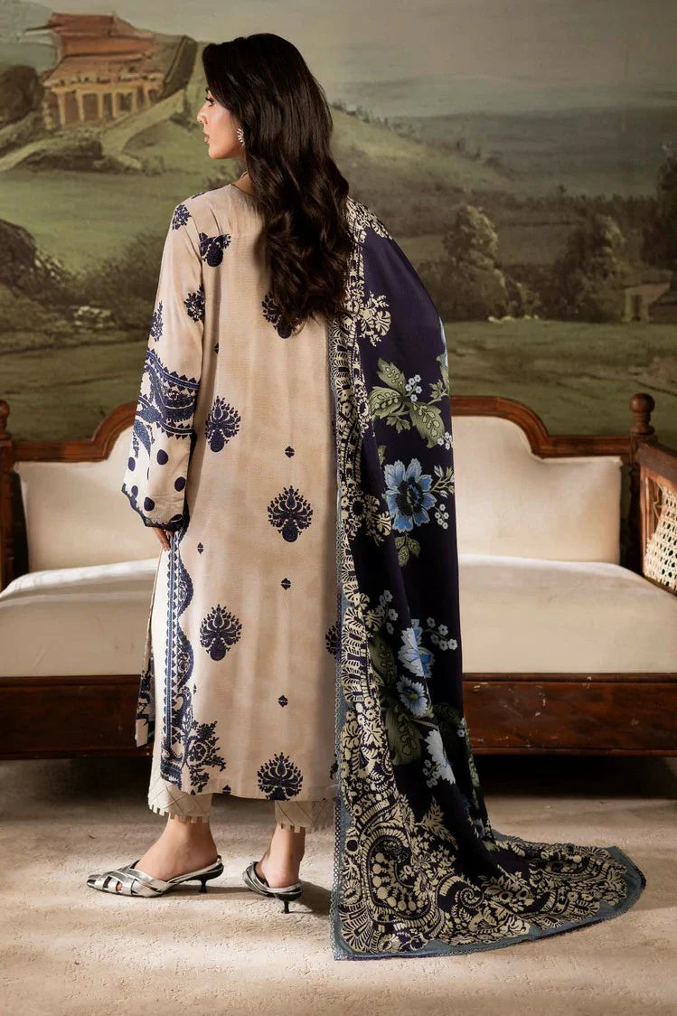 Picture of Nureh - Signature Prints Printed Doria Linen Collecton Vol 2 - SP-176 - Unstitched - Available at Raja Sahib