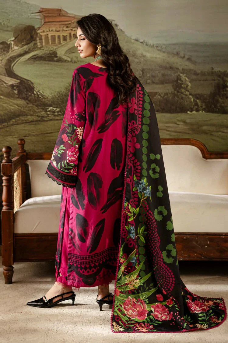 Picture of Nureh - Signature Prints Printed Doria Linen Collecton Vol 2 - SP-177 - Unstitched - Available at Raja Sahib