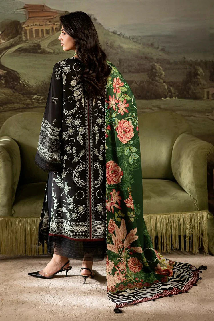 Picture of Nureh - Signature Prints Printed Doria Linen Collecton Vol 2 - SP-178 - Unstitched - Available at Raja Sahib