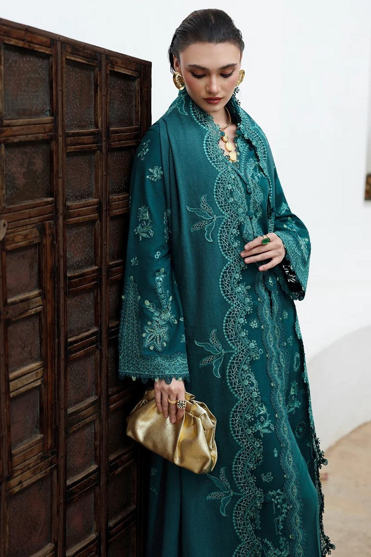Picture of Qalamkar - Qline Luxury Linen Collection - KL-11 MEADOW - Unstitched - Available at Raja Sahib