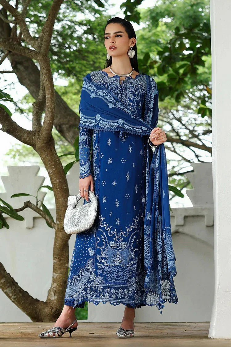 Picture of Qalamkar - Qline Luxury Linen Collection - KL-03 ECLIPSE - Unstitched - Available at Raja Sahib