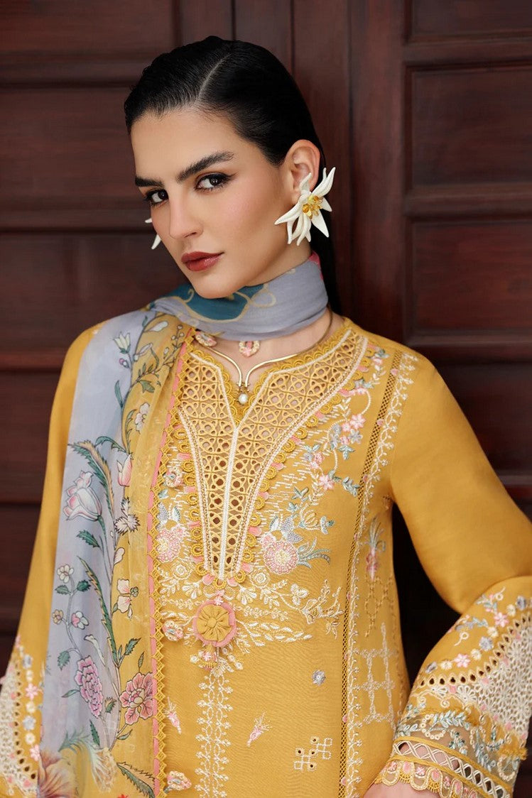 Picture of Qalamkar - Qline Luxury Linen Collection - KL-06 GLEAM - Unstitched - Available at Raja Sahib