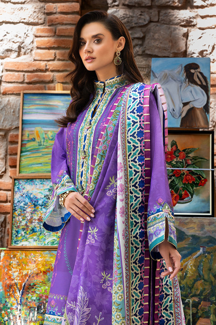 Picture of Mushq - Nirvana Printed Silk Collection - 02 Cosmic Spindle - Unstitched - Available at Raja Sahib