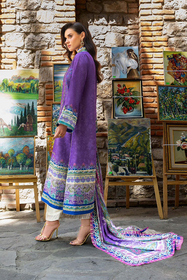 Picture of Mushq - Nirvana Printed Silk Collection - 02 Cosmic Spindle - Unstitched - Available at Raja Sahib